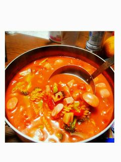 簡単!野菜たっぷり食べるトマトスープ-レシピのメイン写真
