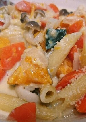 ミルクパスタ-レシピのメイン写真