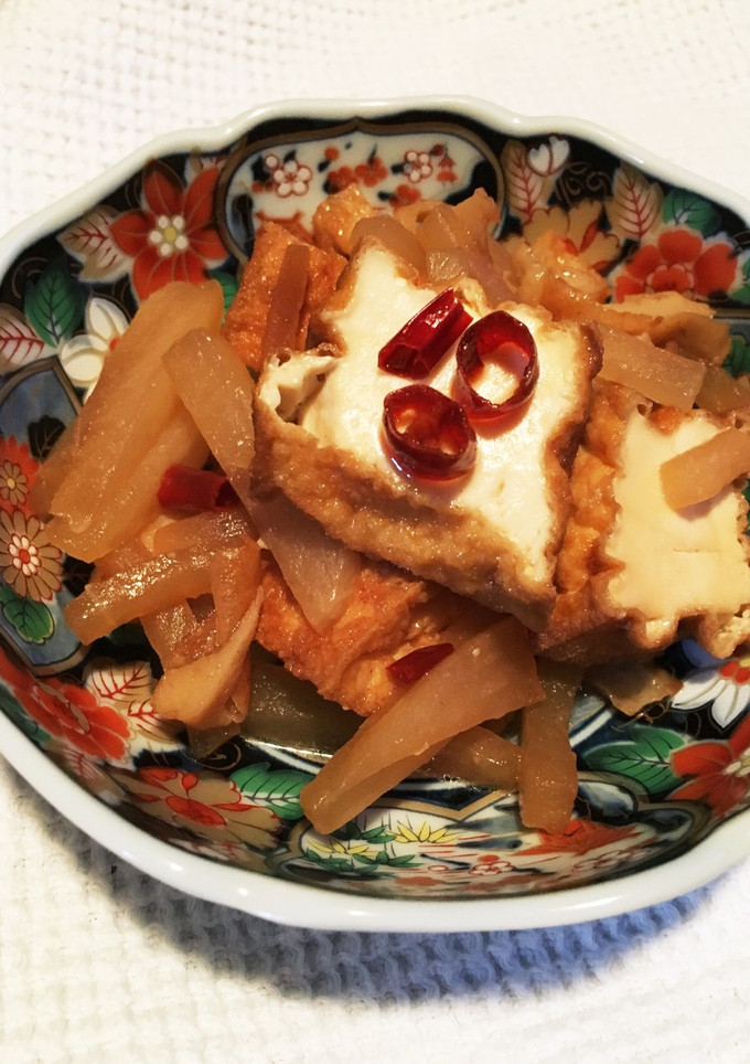 大根 ちくわ 厚揚げの炒め煮-レシピのメイン写真