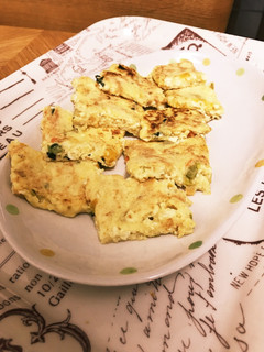 ふわふわとろろと豆腐のぺったんこ焼き-レシピのメイン写真