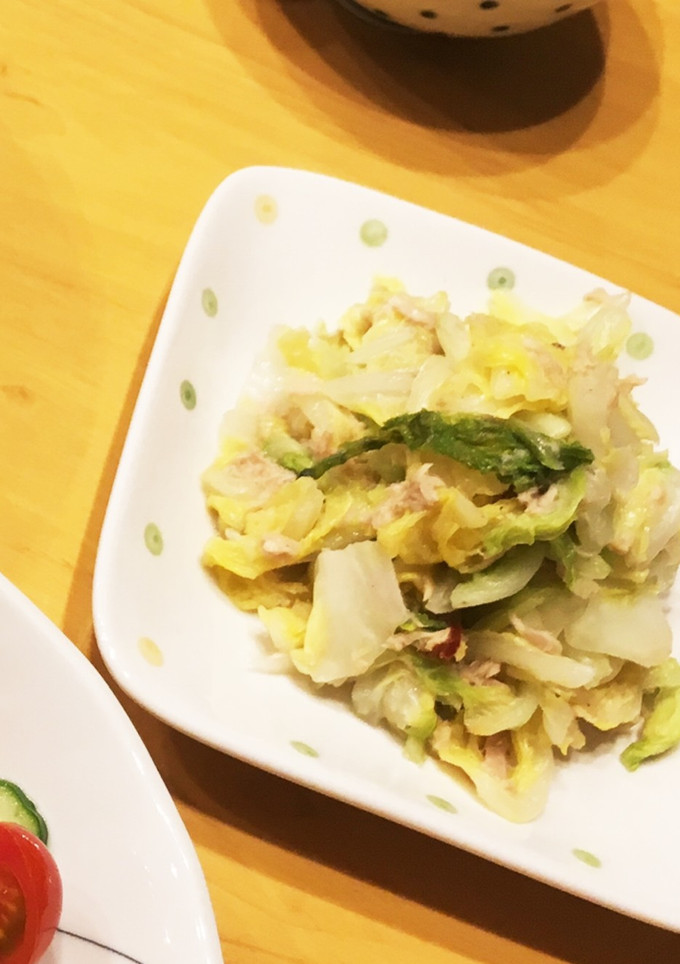簡単♡白菜とツナの炒め物-レシピのメイン写真