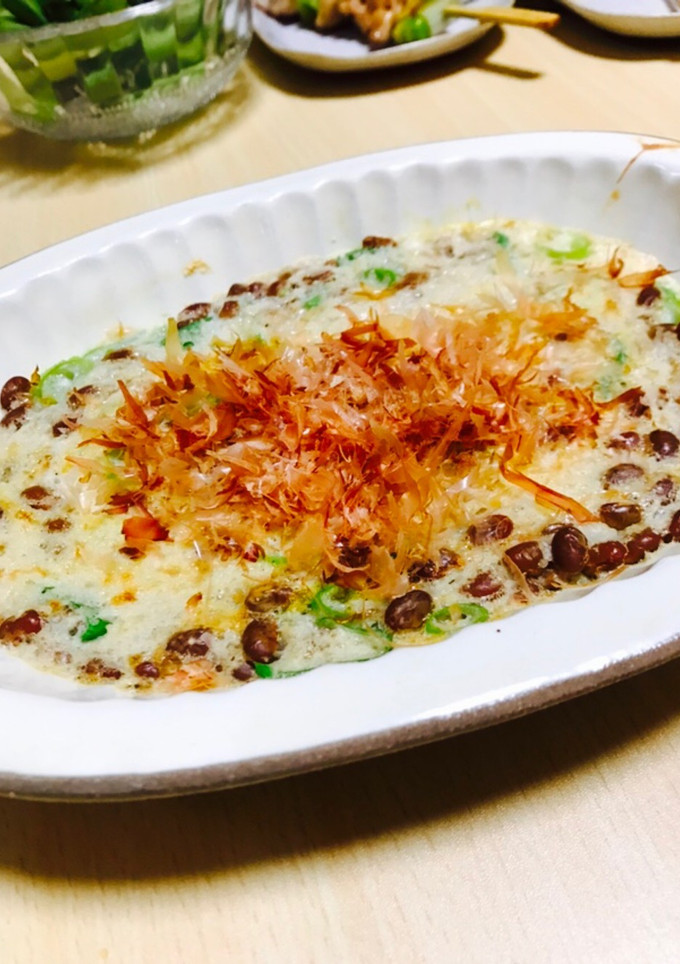 おうち居酒屋♡簡単とろろ納豆焼き-レシピのメイン写真