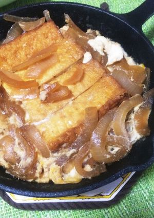【まるでカツ煮！？】絶品 厚揚げの卵とじ-レシピのメイン写真