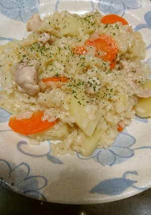 春の鶏肉リゾット-レシピのメイン写真