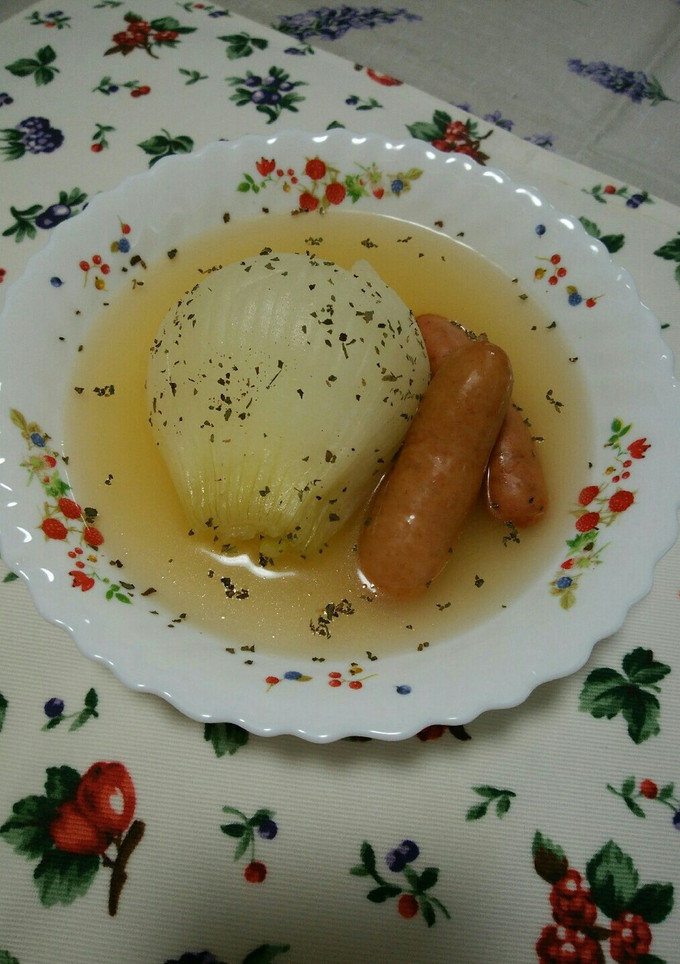 丸ごと新玉ねぎスープ-レシピのメイン写真