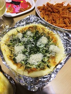 しらすとろろ昆布の和風ピザ-レシピのメイン写真
