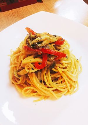 卵入り*カレー風味パスタ-レシピのメイン写真