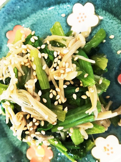 なめたけ☆ほうれん草-レシピのメイン写真