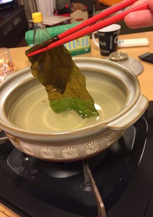 これぞ日本!春の鍋⭐︎わかめしゃぶしゃぶ-レシピのメイン写真