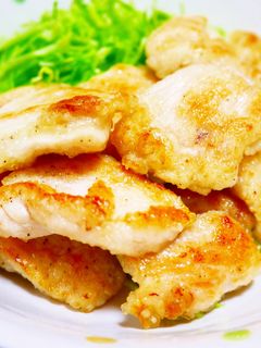 油大さじ1!揚げない★鶏むね肉の塩唐揚げ-レシピのメイン写真