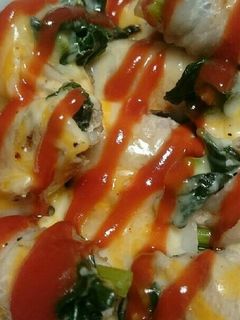 ほうれん草の豚バラ巻きチーズ焼き-レシピのメイン写真