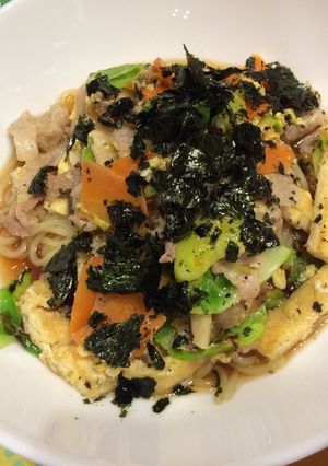 五色の野菜のっけラーメン-レシピのメイン写真