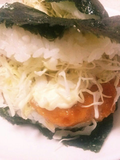 モス風♡照り焼きチキンのライスバーガー♪-レシピのメイン写真