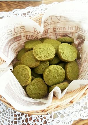 ビニール袋でサクッと抹茶クッキー-レシピのメイン写真