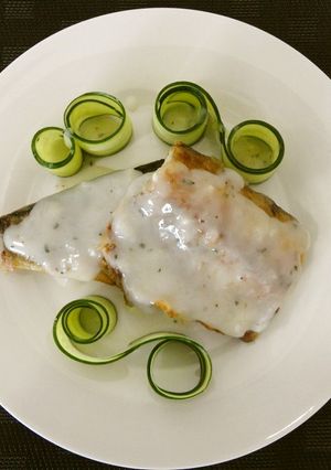 焼きサバのバジルクリームソース添え-レシピのメイン写真