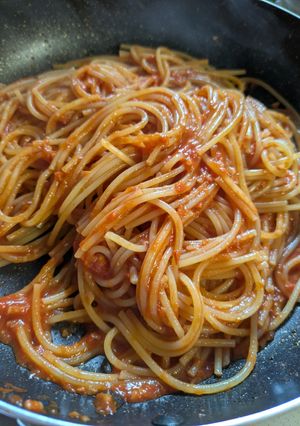 トマトソースパスタ-レシピのメイン写真
