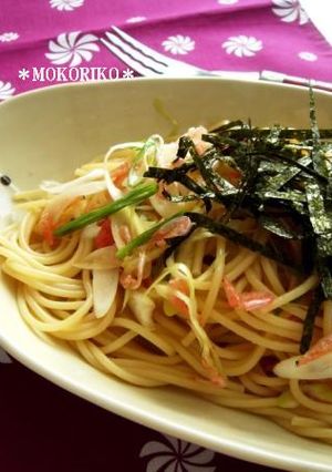 ☆ねぎと桜えびの和風パスタ☆-レシピのメイン写真