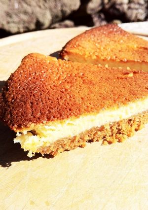 しっとりかるい焼きチーズケーキ-レシピのメイン写真