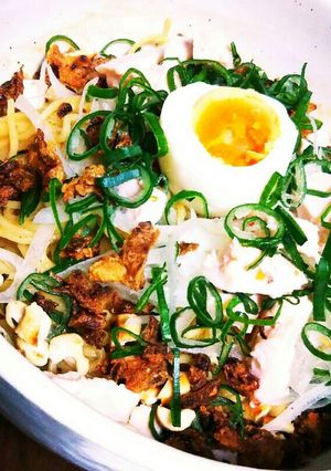 簡単!ピリ辛味噌まぜ麺-レシピのメイン写真
