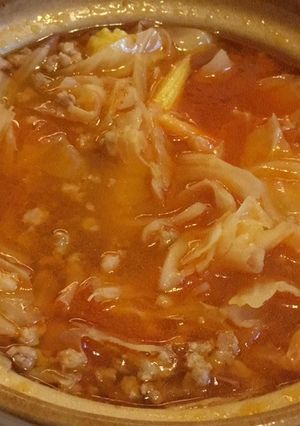 野菜とひき肉のコトコト煮 おじやにも-レシピのメイン写真