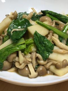 しめじと長芋のバター焼き-レシピのメイン写真