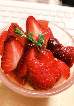 簡単！いちごとトマトの冷製カッペリーニ-レシピのメイン写真