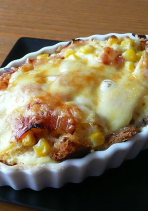 パンの耳でベーコーン☆キッシュ風-レシピのメイン写真