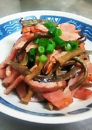 ぜんまいとベーコンの中華炒め煮★-レシピのメイン写真