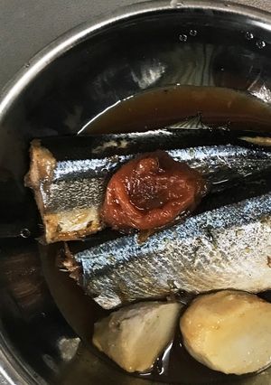 トップ10入☆簡単！荒木町♡さんま梅煮-レシピのメイン写真