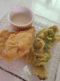 ササミとアボカドの天ぷら☆サワーソースで-レシピのメイン写真