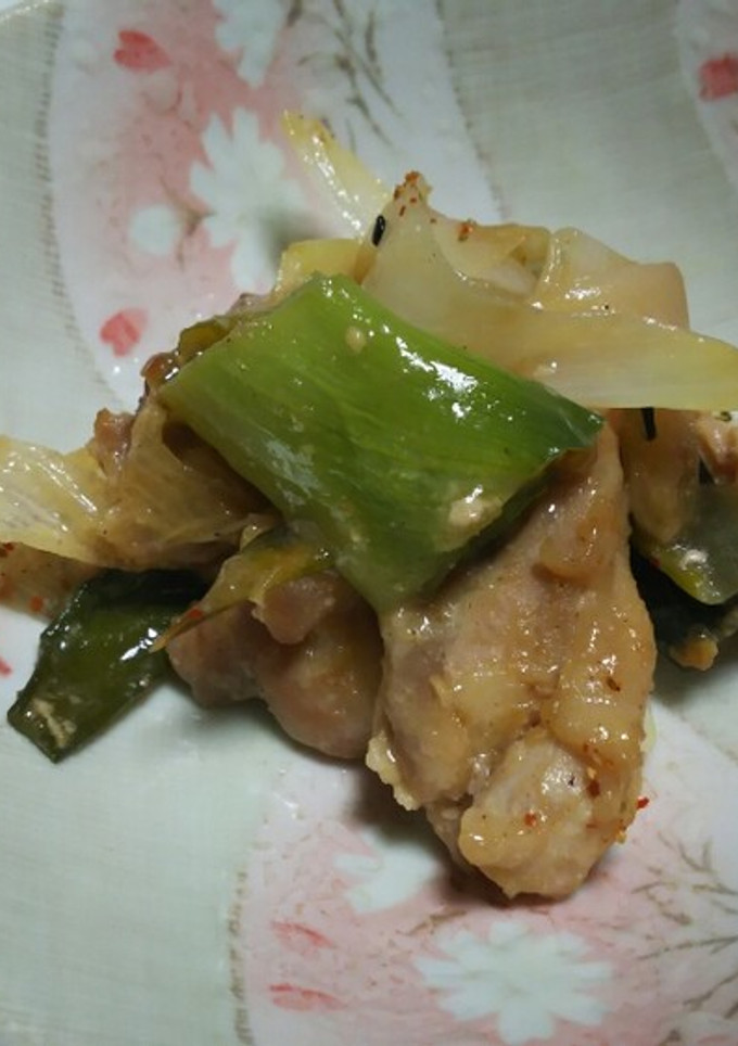 白ネギと鶏のみそ炒め-レシピのメイン写真