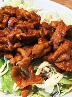 簡単!豚肉のケチャップポン酢炒め-レシピのメイン写真