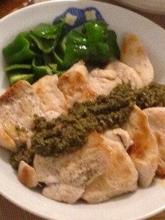 鶏胸肉のバジルソースがけ-レシピのメイン写真