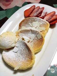 スフレパンケーキ-レシピのメイン写真