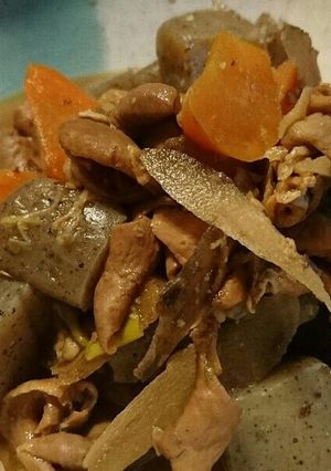 圧力鍋で簡単もつ煮♪-レシピのメイン写真