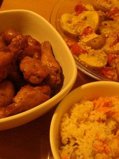 やさしい和風味♪鮭と小芋の炊き込みご飯-レシピのメイン写真