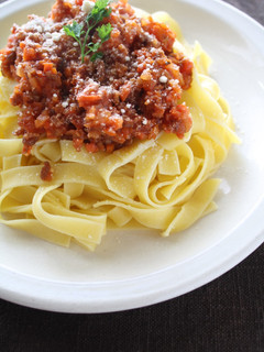 手打ちパスタ・ミートソース-レシピのメイン写真
