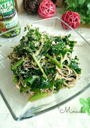 オリーブオイル❤クレソンのさっぱり塩蕎麦-レシピのメイン写真