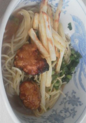 から揚げラーメン　-レシピのメイン写真