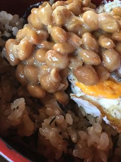 納豆と目玉焼きのご飯-レシピのメイン写真