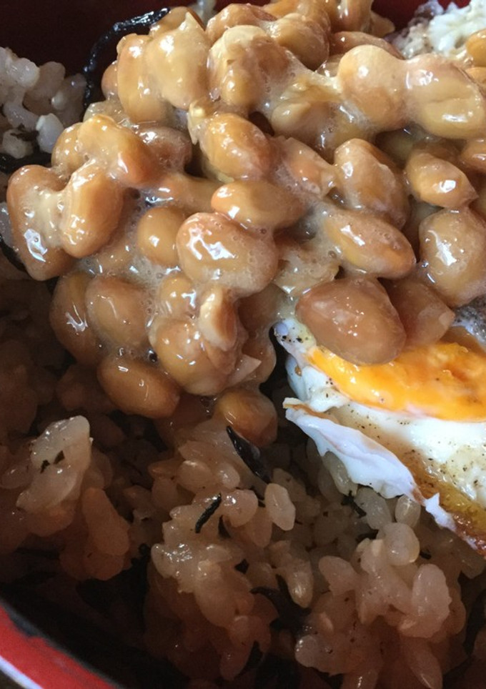 納豆と目玉焼きのご飯-レシピのメイン写真