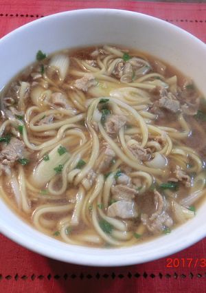 ポン酢で簡単、さっぱりエスニックうどん-レシピのメイン写真