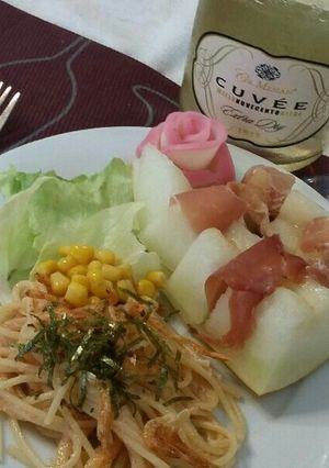 裏技で乾麺を生パスタ風にしたカルボナーラ-レシピのメイン写真