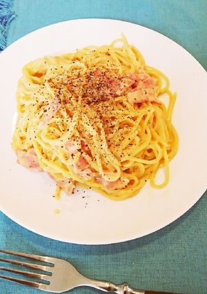簡単カルボナーラ-レシピのメイン写真