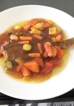 揚げカレイにあんかけソース-レシピのメイン写真