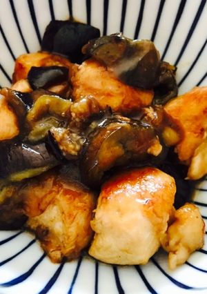 本格★胸肉と茄子のオイスター醤油炒め-レシピのメイン写真