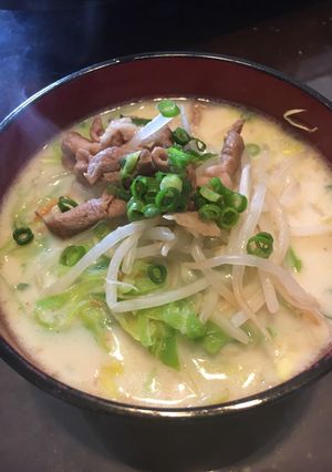 塩ラーメンで！ごま豆乳野菜ラーメン♡-レシピのメイン写真