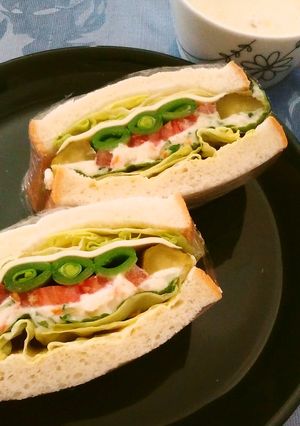 具だくさんサンド-レシピのメイン写真