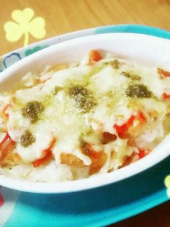あまりものでピザ風ドリア♪-レシピのメイン写真