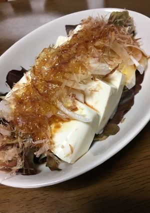 オリーブオイルひとかけ 豆腐サラダ冷奴-レシピのメイン写真